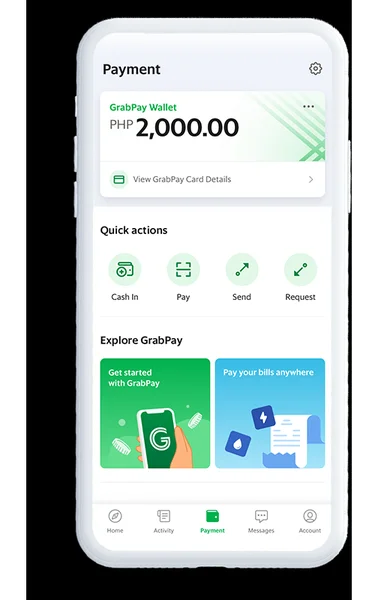 GrabPay Casino Payment Screen
